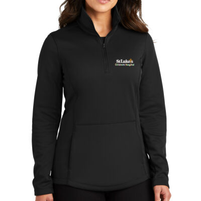 SLPD - Ladies Smooth Fleece 1/4 Zip Thumbnail