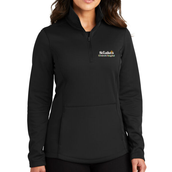 SLPD - Ladies Smooth Fleece 1/4 Zip Thumbnail